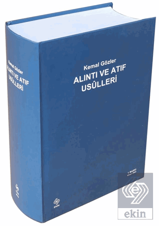 Alıntı ve Atıf Usulleri Kemal Gözler