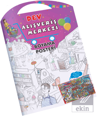 Alışveriş Merkezi Dev Boyama Posteri