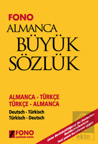 Almanca / Türkçe - Türkçe / Almanca Büyük Sözlük