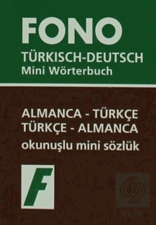Almanca / Türkçe - Türkçe / Almanca Mini Sözlük
