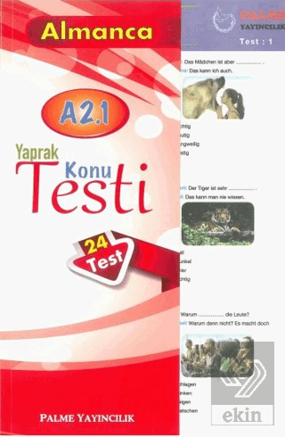Almanca Yaprak Konu Testi