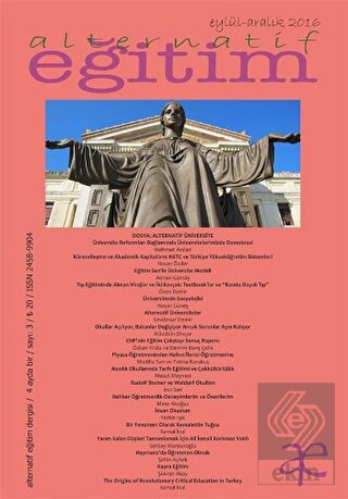 Alternatif Eğitim Dergisi Sayı: 3 Eylül - Aralık 2