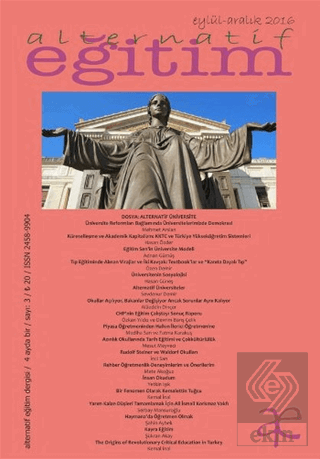 Alternatif Eğitim Dergisi Sayı: 3 Eylül - Aralık 2