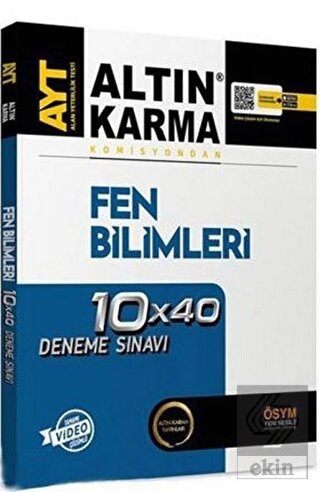Altın Karma AYT Fen Bilimleri Branş Deneme