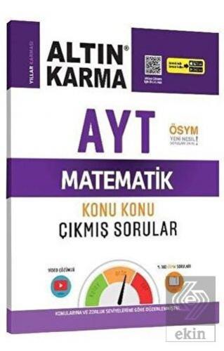 Altın Karma AYT Matematik Konu Konu Çıkmış Sorul