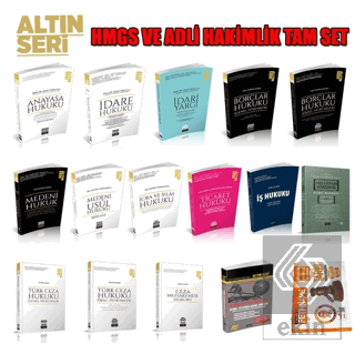 Altın Seri HMGS ve Adli Hakim ve Savcılığı Sınavlarına Hazırlık Konu A