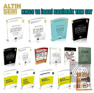 Altın Seri HMGS ve İdari Hakim Yardımcılığı Sınavı Hazırlık Konu Anlat