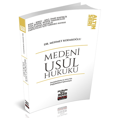 Altın Seri - Medeni Usul Hukuku Konu Anlatımı