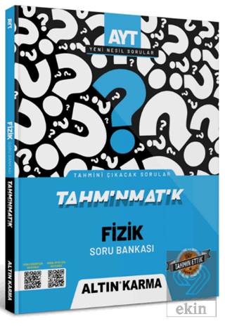 Altınkarma Tahminmatik AYT Fizik Soru Bankası