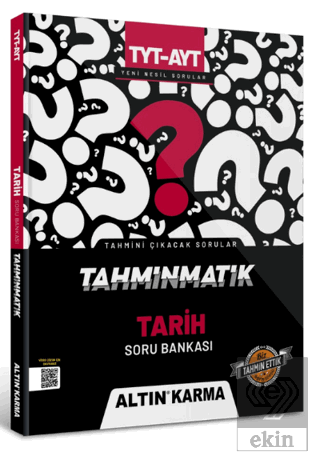 Altınkarma Tahminmatik TYT - AYT Tarih Soru Bankas
