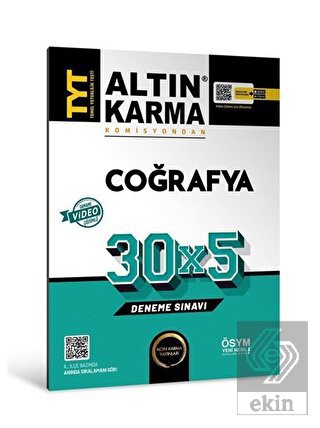 Altınkarma TYT Coğrafya 30X5 Deneme Sınavı 2023