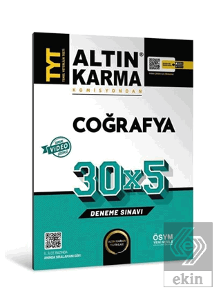 Altınkarma TYT Coğrafya 30X5 Deneme Sınavı 2023