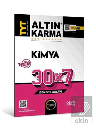 Altınkarma TYT Kimya 30X7 Deneme Sınavı 2023