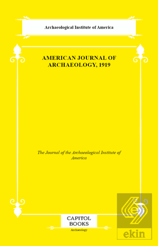 American Journal of Archaeology, 1919