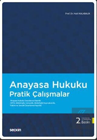 Anayasa Hukuku Pratik Çalışmalar