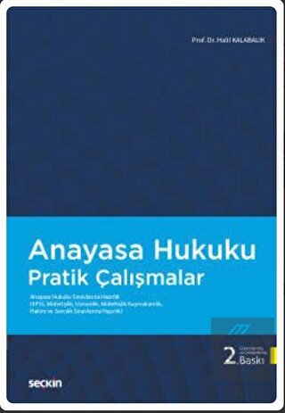 Anayasa Hukuku Pratik Çalışmalar