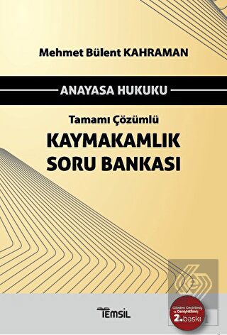 Anayasa Hukuku Tamamı Çözümlü Kaymakamlık Soru Ban