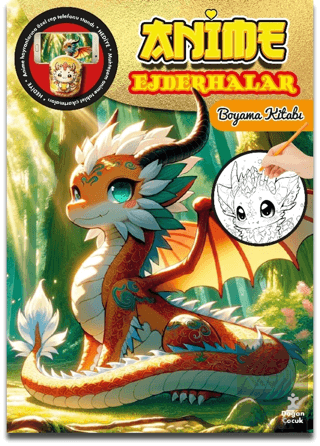 Anime Ejderhalar Boyama Kitabı