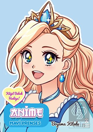 Anime Mavi Prenses Boyama Kitabı