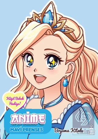 Anime Mavi Prenses Boyama Kitabı