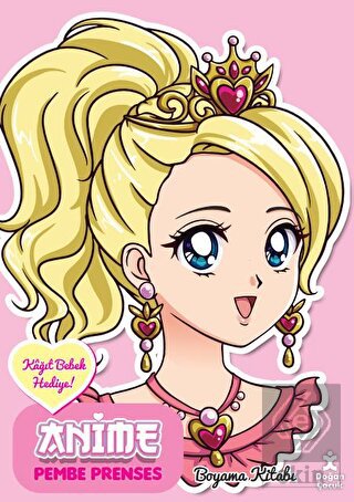 Anime Pembe Prenses Boyama Kitabı
