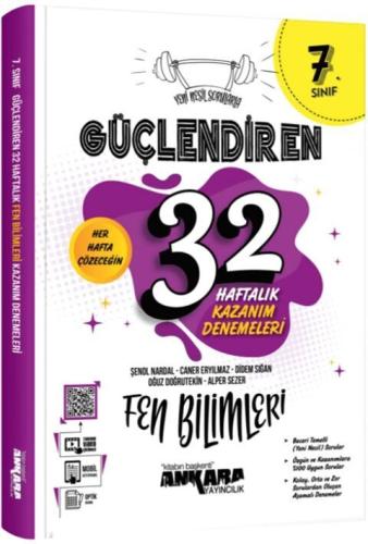 7. Sınıf Güçlendiren 32 Haftalık Fen Bilimleri Kaz