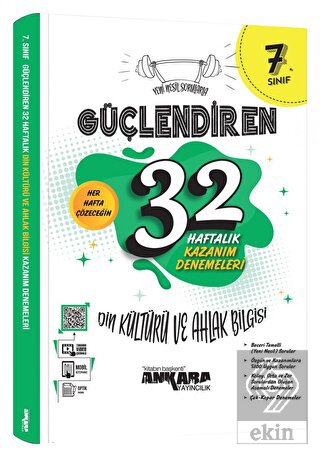 Ankara Yayıncılık 7. Sınıf Güçlendiren 32 Haftalık