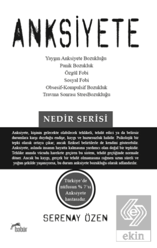 Anksiyete Serenay Özen Babür Yayınları Satın Al - ekinkitap.com