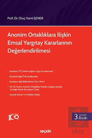 Anonim Ortaklıklara İlişkin Emsal Yargıtay Kararla