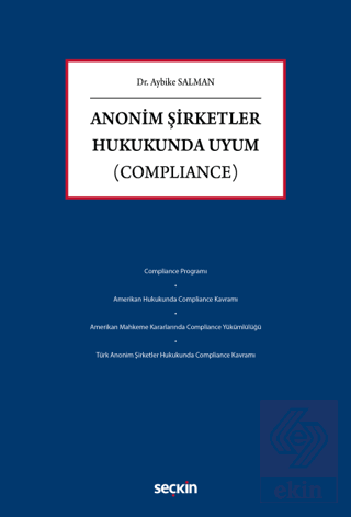 Anonim Şirketler Hukukunda Uyum (Compliance)