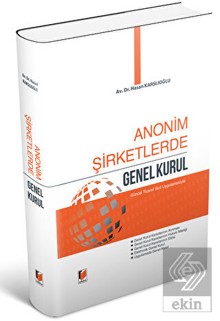 Anonim Şirketlerde Genel Kurul