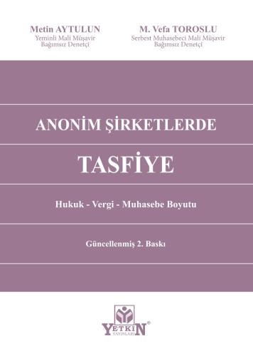 Anonim Şirketlerde Tasfiye