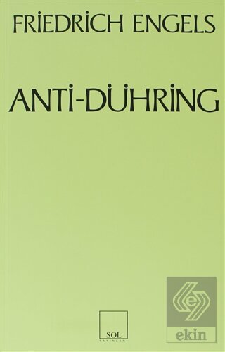 Anti-Dühring Bay Eugen Dühring Bilimi Altüst Ediyo