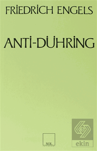 Anti-Dühring Bay Eugen Dühring Bilimi Altüst Ediyo