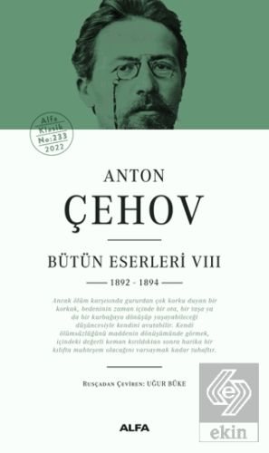 Anton Çehov Bütün Eserleri 8 (Ciltli)