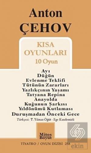 Anton Çehov Kısa Oyunları (10 Oyun)