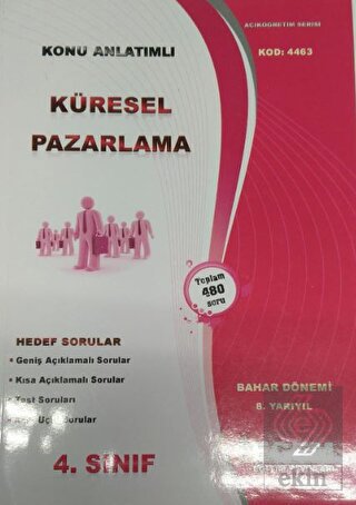 AÖF 4. Sınıf Küresel Pazarlama Konu Anlatımlı Kod: