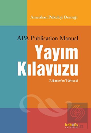 APA Yayım Kılavuzu