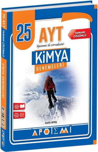 Apotemi Yayınları AYT Kimya 25 li Deneme Salih Ateş Apotemi Yayınları 