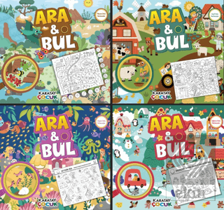 Ara ve Bul / Gizli Resimleri Bul-4'lü Seri (Macera-Keşif-Sürpriz-Eğlen