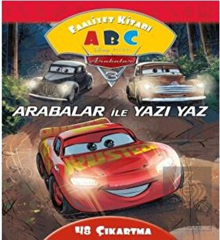 Arabalar İle Yazı Yaz Faaliyet Kitabı - Disney Ara