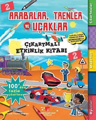 Arabalar, Trenler ve Uçaklar - Çıkartmalı Etkinli