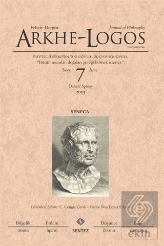 Arkhe - Logos Felsefe Dergisi Sayı: 7 Bahar 2019