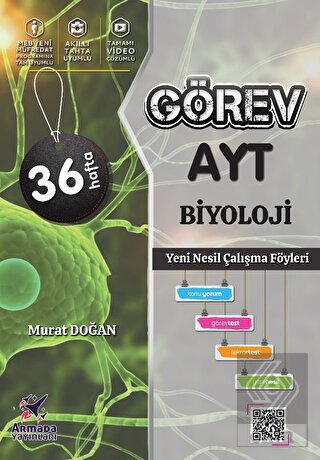 Armada Görev AYT Biyoloji Yeni Nesil Çalışma Föyle