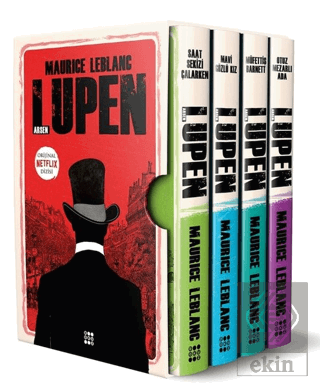 Arsen Lüpen-Kutulu Siyah Set (4 Kitap Takım)