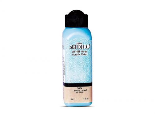 Artdeco Akrilik Boya 140ml Buzul Mavi 3034