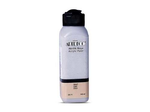 Artdeco Akrilik Boya 140ml Gri 3647
