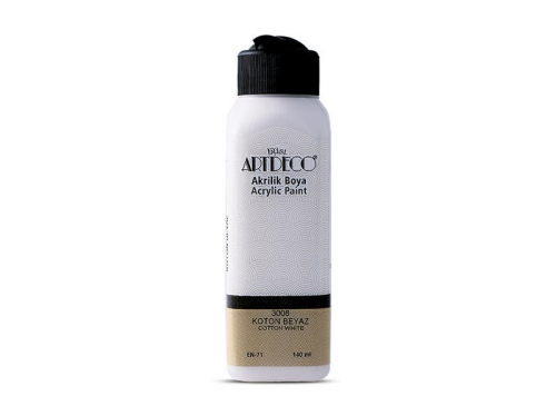 Artdeco Akrilik Boya 140ml Koton Beyaz 3008