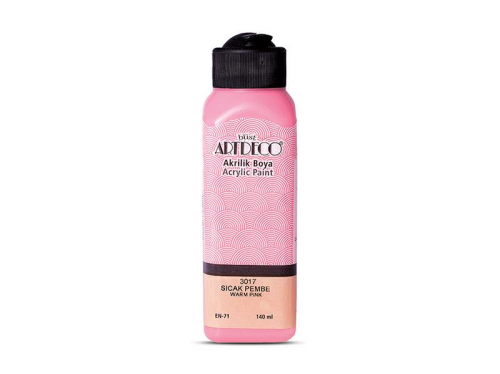 Artdeco Akrilik Boya 140ml Sıcak Pembe 3017