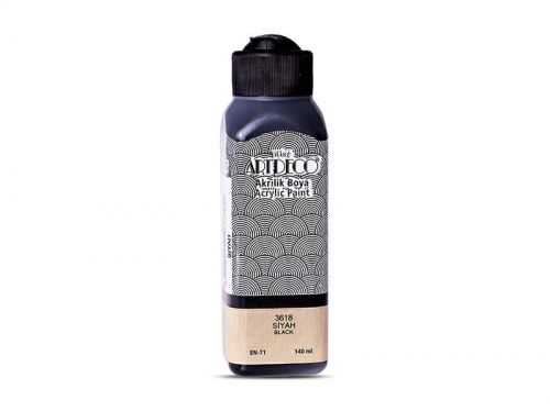 Artdeco Akrilik Boya 140ml Siyah 3618